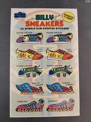 Vintage Scratch & Sniff Sticker Sheet- Silly Sneakers Bubblegum – Sticker Store