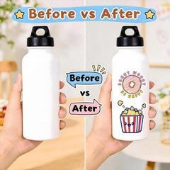 200 Pcs Cute Fast Food Stickers Self Adhesive Decorative Decals for Scrapbooking
