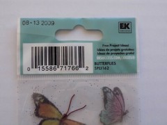 Lot of 2 A Touch of Jolee’s Dimensional Stickers BUTTERFILES & FISH CORAL NEW