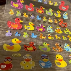 Scrapbooking Crafts Stickers Sticker King Fashionable Ducks Ducklings Sunglasses