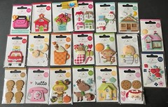 Doodlebug Doodle-Pops 3D Scrapbooking Stickers MIX Theme set 4 U CHOOSE