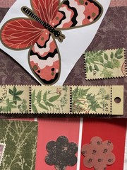 WINGS OF FANCY Junk Journal Supplies—HUGE VARIETY Paper Buttons Beads Ribbons