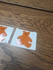 Mrs Grossman Sticker By the Yard Teddy Bears Vintage 1979 Lot Of 2