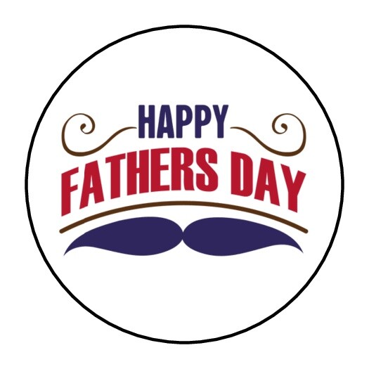 30 HAPPY FATHER’S DAY ENVELOPE SEALS LABELS STICKERS 1.5″ ROUND FATHERS