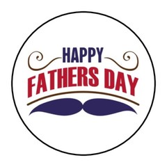 30 HAPPY FATHER’S DAY ENVELOPE SEALS LABELS STICKERS 1.5″ ROUND FATHERS