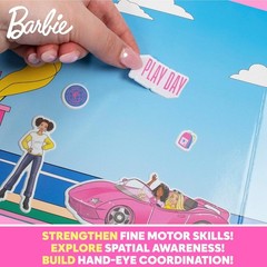Horizon Group USA Barbie Puffy Sticker Playset, 75 Reusable Stickers, 2-Sided Be