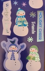 2 Books 300+ Stickers 4 Crafts, Scrapbooks/Cards Foil/Glitter/Emboss Winter #168