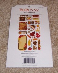 Bo Bunny Noteworthy Page Accents ~ Farmers Market Collection