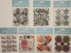 Lot of 31 packs JOLEE’S BOUTIQUE Dimensional Scrapbooking Stickers Mix