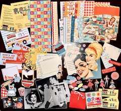 Retro 1950’s – 100+ Pc. Lot Junk Journal Ephemera Embellishments Recipes Baking