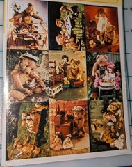 Vintage Paula Stickers Teddy Bear Dress Up Victorian 1 Sheet READ