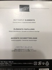 Stampin Up Retired BUTTERFLY Wood ELEMENTS 84 Pieces NEW RARE HTF