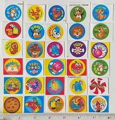 Mixed Scents | Scratch and Sniff Stickers Desserts Fruits Candy Animals Rewards