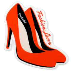 Fashionista Red High Heels ✦ B-Side Label Sticker