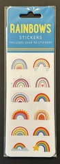 Peter Pauper Press ASSORTED RAINBOW Sticker Pack 90 Stickers