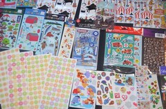 Scrapbooking Sticker Lot Stickopotumus Disney Alphabet Mixed brands 1 LB +