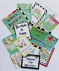 Inspirational Words & Quotes 15 Cardstock Quotes For Junk Journals Planners #H15