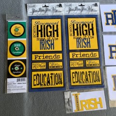 Rosemount High School Irish Stickers Decals Assorted School Spirit Designs