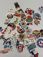 Texas Sticker Pack Various Designs and Sizes Cities And Humor