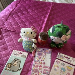 Sanrio Pusheen Dimensional Scrapbooking Sticker Lot, Multicolor Kawaii Alphabet