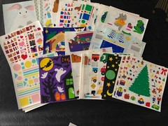 Mrs Grossman 6×6 sticker sheets ~ ANIMALS~Holidays~CHILDREN~Circus~ABC’s ~ NLA