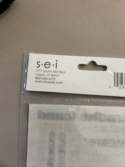 SEI Rub-on Words Black Orchid Wedding Theme 7-1334