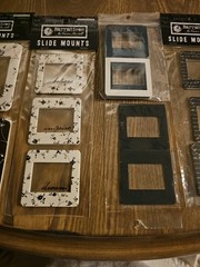 Set Of 5 New & Used Vintage Creative Imaginations NARRATIVES SLIDE MOUNTS