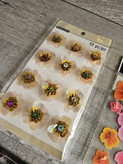 Sticker Lot – Flowers Scrapbooking 3D Stickers – Floral Spring Sunflower #108