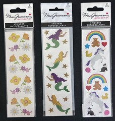 Mrs Grossmans HUGE Sticker Lot 450+ Flowers Mermaids Rainbows Kittens Bunnies…