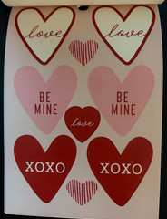 RECOLLECTIONS VALENTINE’S DAY STICKER BOOK 341 PC STICKERS 12 SHEETS ROMANCE