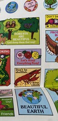 Vtg 90s NEW Stickers Troll Associates Reading Book Club School Our Great Earth