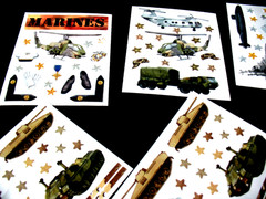 Army/Marines scrapbooking stickers Creative Memories-