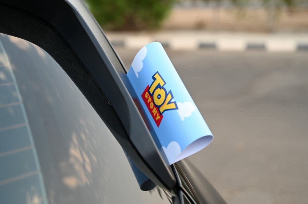 TAG YOUR CAR- Tag – Funny Car Stickers – Decal – Toy Story Durable