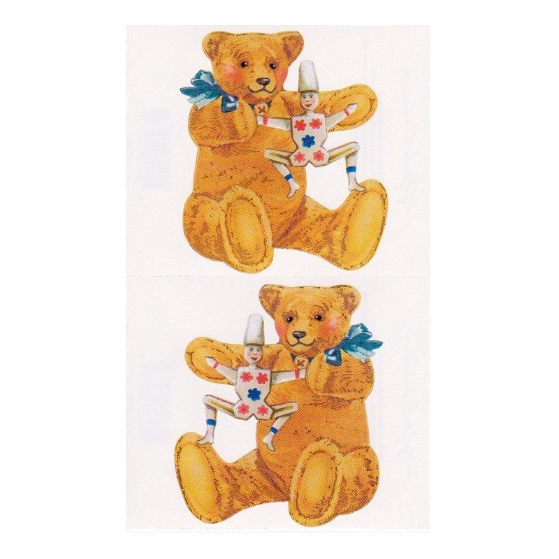 Michel & Company Retro Sticker (Teddy Bear)