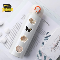 120Pcs Mixed Vintage Stickers, Waterproof Scrapbook Aesthetic Sticker for Daily