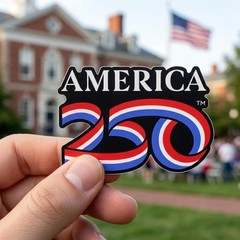 America 250 Semiquincentennial Vinyl Sticker USA 250th Anniversary Patriotic Dec