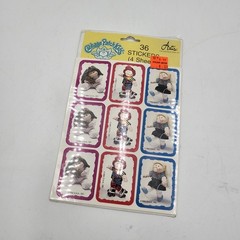 Nrw VINTAGE 1992 CPK CABBAGE PATCH KIDS Doll 4 Sheets Stickers 80s