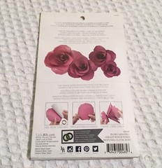 LITTLE B Paper Flowers Petal Kit 2 Kits Bright Mum 100494 Plum Carnation 100485