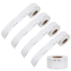 Blank Writable Stickers on Roll White Self Adhesive Labels for Easy Note Taking