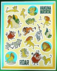 The Lion King Sticker Sheet