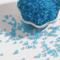 4000 pcs Transparent Small Glass Beads 2mm (10/0) + Storage Box Jewelry making