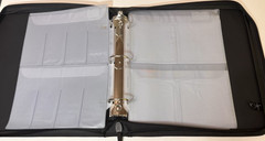 Creative Memories Sticker Binder Zipper Handle Black Memory Mate Storage