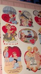 Vintage Gifted Line Stickers Punch Studio Valentine’s Sticker Sheet