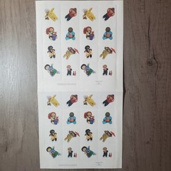Vintage 1984 Cabbage Patch Kids Gummed Stickers Near/Incomplete Sheets Current
