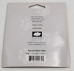 Cloud9 Designs Photo Banner 2 Epoxy Paper Clips Dog Themed 7 Count – New