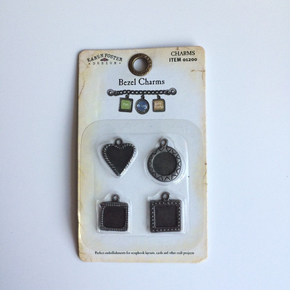 Karen Foster Design Bezel Charms