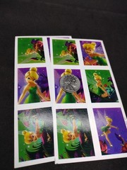 TINKERBELL 2 SHEETS 12 STICKERS PARTY SUPPLIES CRAFT STICKER Disney