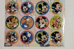 Disney Mickey Mouse And Friends Stickers 1 Full Sheet Of 24 Stickers