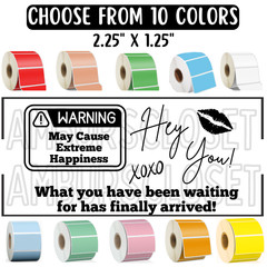 FUNNY THANK YOU STICKERS 2.25″ LABELS SEALS SMALL BUSINESS SCRATCH RESISTANT
