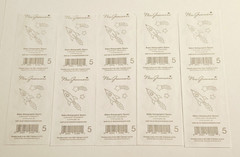 Mrs. Grossman’s Stickers Lot of 5 Strips ~Retro Holographic Space~ 2018 HTF